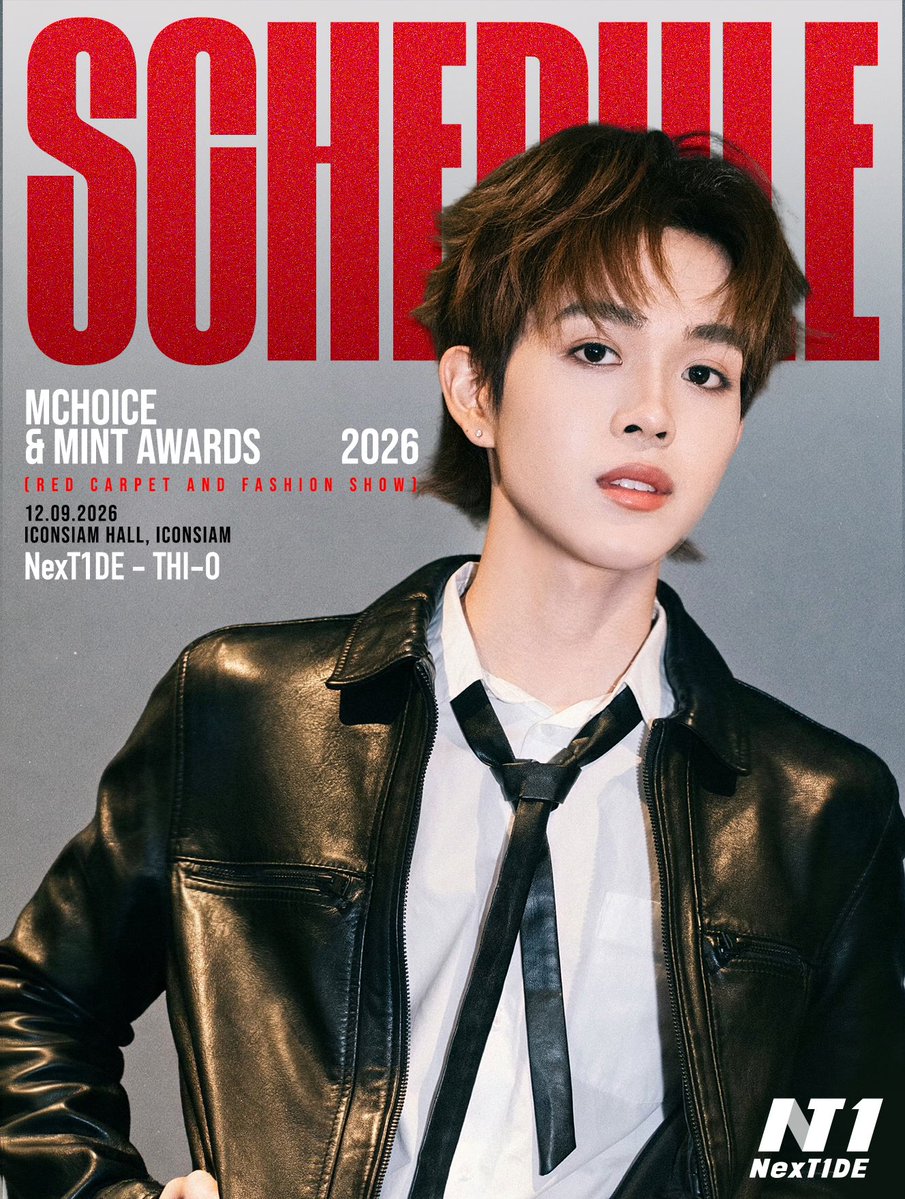 NexT1DEofficial's tweet photo. #THIO  will be attending the Mchoice &amp; Mint Awards 2026. Catch him on the Red Carpet and Fashion Show! @mintmag_th 
See you in Bangkok on September 12th! @MchoiceTH 

#NexT1DE #MintAwards2026 #MintMagTH https://t.co/w48jDRXmKl