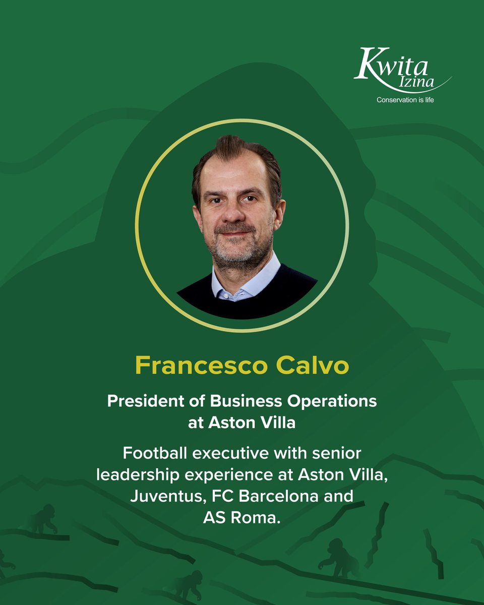 FactsOnRwanda's tweet photo. RWANDA

Francesco Calvo, President of Business Operations at #VisitRwanda partner @AstonVilla is also a Namer at the 21st #KwitaIzina ceremony 🦍🌿⚽

| #FactsOnRwanda https://t.co/3iKCD4mcuv