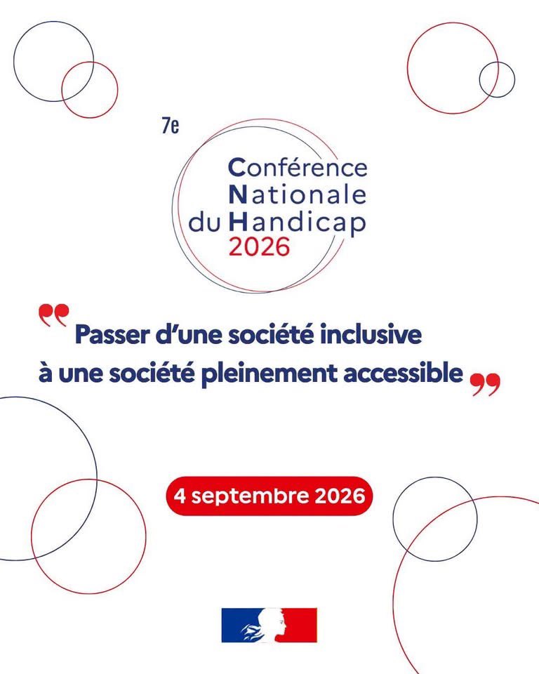 Image de Préfet d'Eure-et-Loir - #handicap I 🤝 Conférence nationale du handicap 2026 : construire ensemble une société pleinement ac