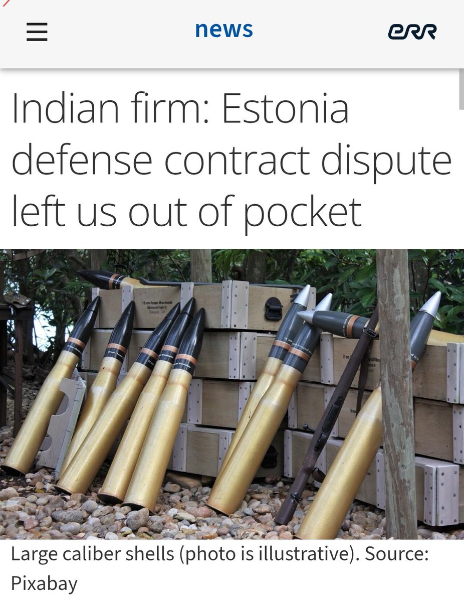 ifpost47's tweet photo. Every time Clash Report lies about India, Turkish Lira crashes by another 5%

The Indian firm in question didn't scam anyone, rather delivered the artillery shell at a loss for customer acquisition purpose

But the Estonian Defense minister in connivance with middlemen scammed his government

Hard working Indians are the easiest scapegoats when it comes to binding your incompetence