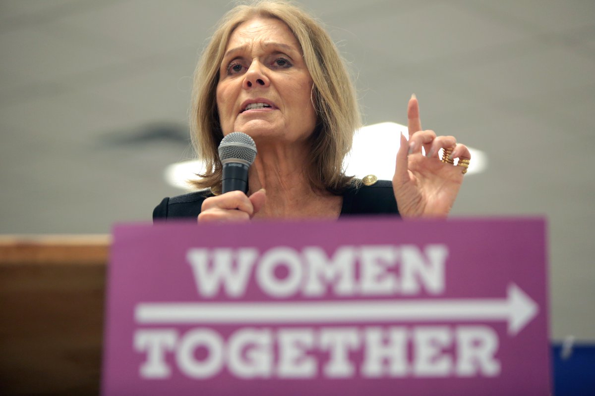 DemsReporter's tweet photo. RIP Gloria Steinem.

Steinhem (92) was a trailblazing journalist and social movement activist who challenged gender stereotypes and was a champion for equality, sisterhood and reproductive freedom. https://t.co/z1wzaZGkRB