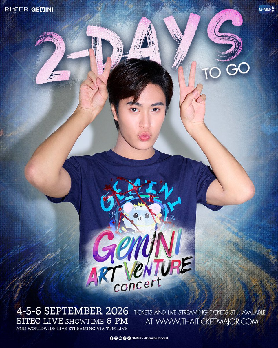 nongsiii's tweet photo. it wasn’t an easy journey to get where you are today and become the artist you are now, everything happening right now is the result of how insanely hard you’ve worked for it. cant wait to see you shine on that stage tomorrow 🥹⭐️

GEMINI SEE YOU TOMORROW
#1DayToGEMINIConcert https://t.co/w6pWP5TdVZ