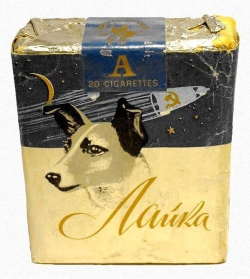 eastblocvisuals's tweet photo. "Laika" Soviet cigarettes, 1970s. https://t.co/ApPbB9g5Ds