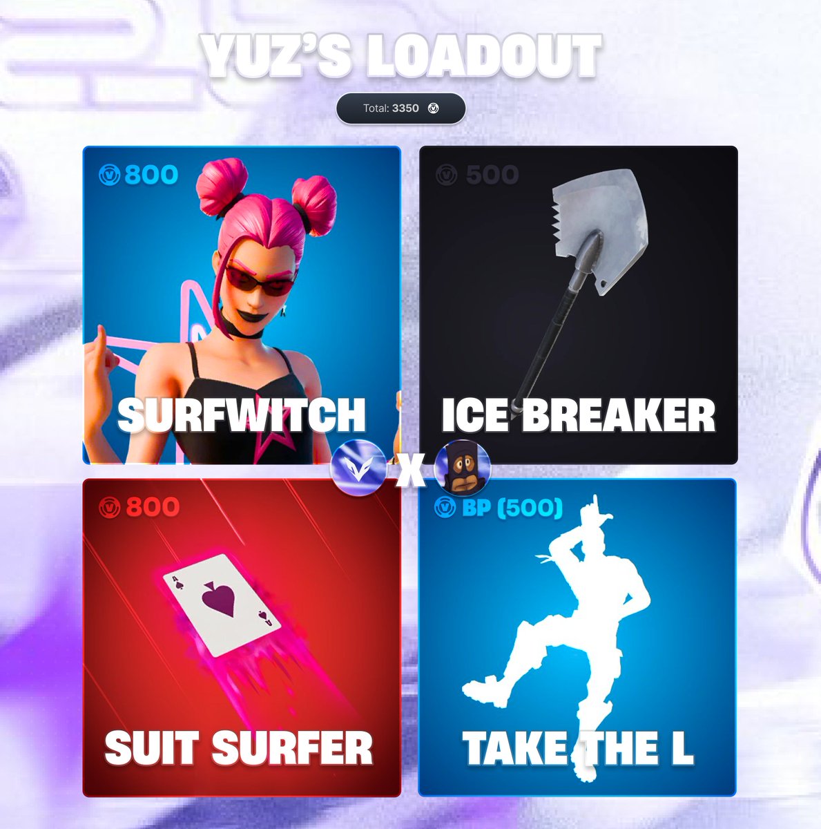 VoidEsports2x's tweet photo. The locker loadout of @yuz1x.
Would YOU rock this? 🗑️🔥

Drop a rating 1-10. 🔽