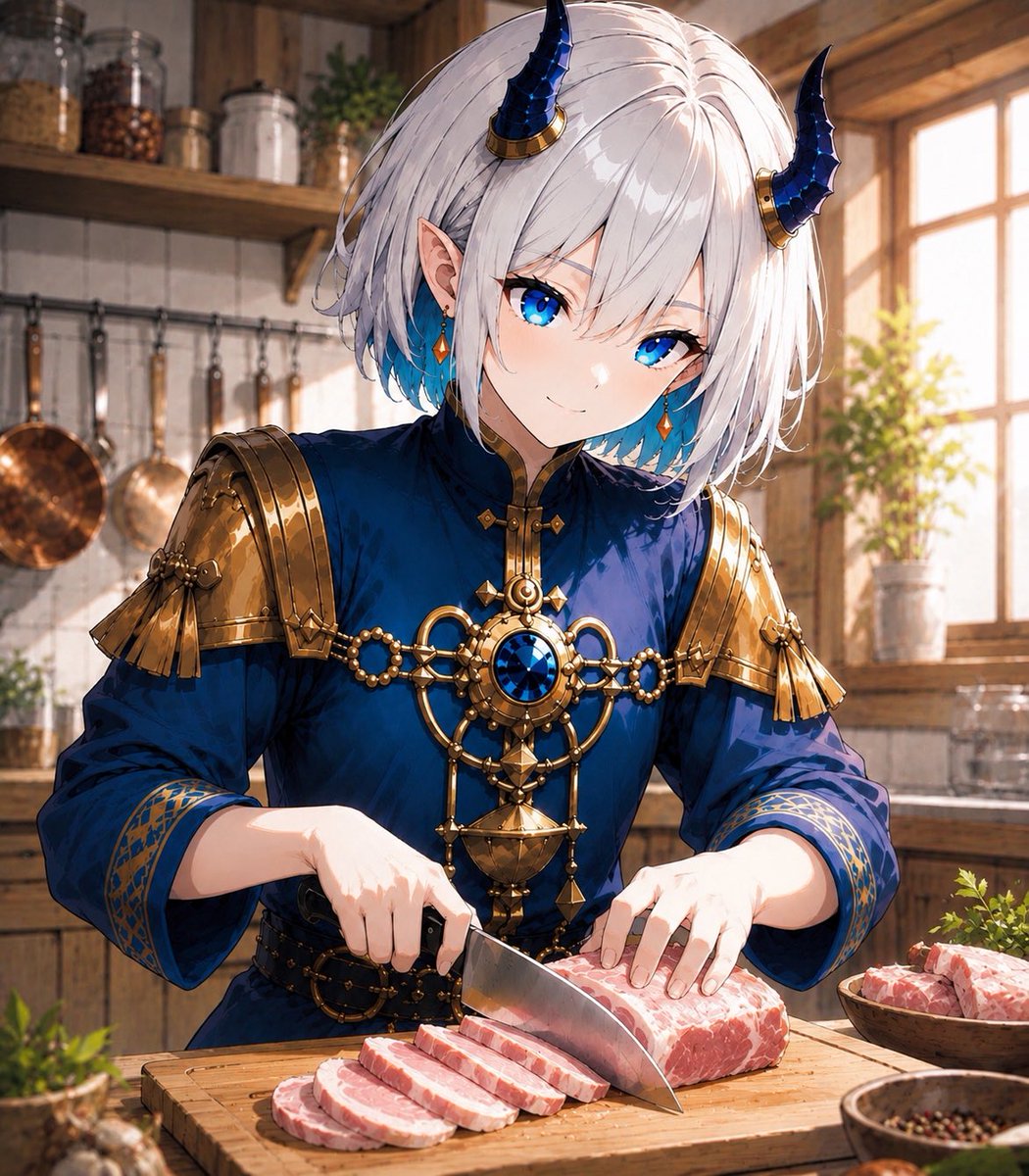Himuro_Ao's tweet photo. 【予想＃4】何を作ってる？🤔

今回は豚肉だ！🍖
もうわかったかな？

次が予想最終回！🤗

＃おはようVtuber
＃Vtuber準備中 https://t.co/h1gSYBjK4e