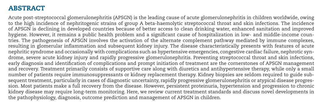 NDTsocial's tweet photo. Acute post-streptococcal glomerulonephritis in children— treatment standard

🔓https://t.co/OizoXVtGWZ https://t.co/6Nm8Kl6r47