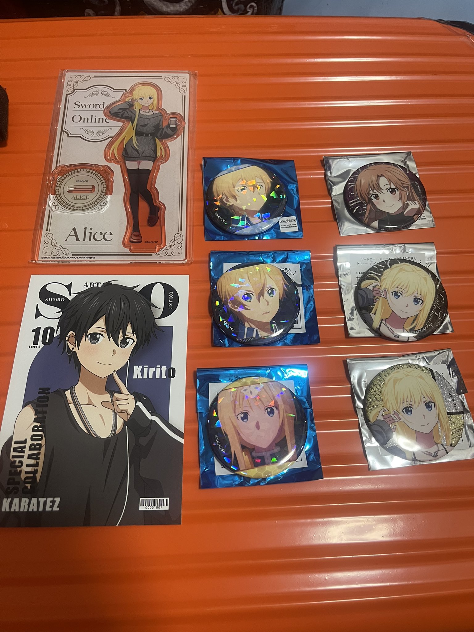 希少 ソードアート・オンライン ゲーム攻略会議2019缶バッジ ユージオ アリス しゅのこ@ Ua全通 TGS.19 on X: 