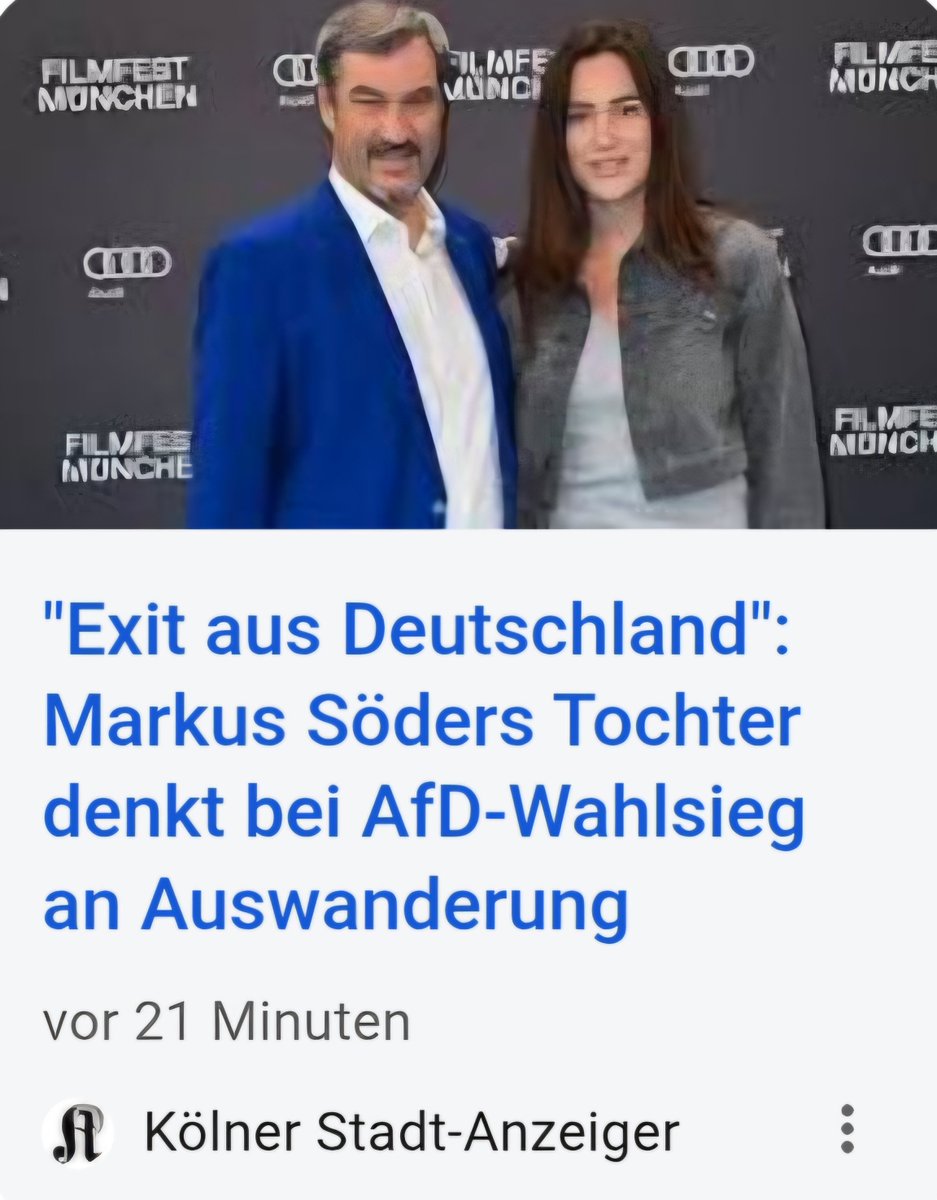 nikitheblogger's tweet photo. Wie kommen solche Leute darauf, dass uns das davon abhalten könnte AfD zu wählen? 😂💙 https://t.co/f7wkwlcFVi
