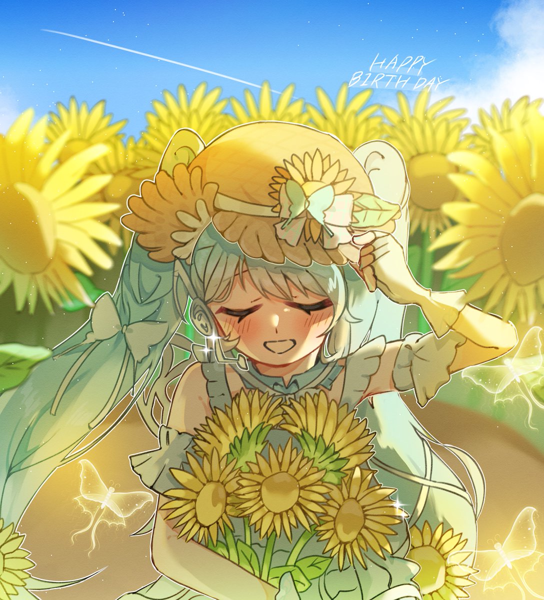 otoha__1115's tweet photo. 🩵🌻
#初音ミク生誕祭2026 
#初音ミクファンアート https://t.co/BbUHCZeZtT