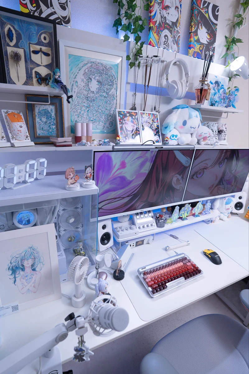 【ひげめがね様】LANデスク ネジけー🎧🤍💛🖤 on X: 