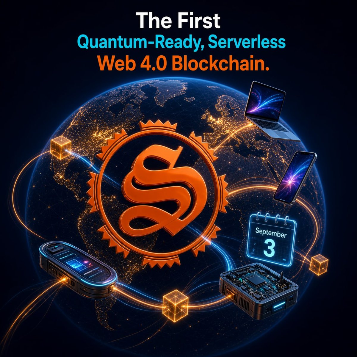 smartholdem's tweet photo. The First Quantum-Ready, Serverless Web 4.0 SmartHoldem Blockchain.

Rust core. No data center.
A live delegate already forged from behind NAT.
~800 MB RAM. No static IP.

Architecture for 27,000+ TPS.

Built for the next 50 years of compute —
before those threats arrive.

Wallets stay. The chain moves.

#cryptonews