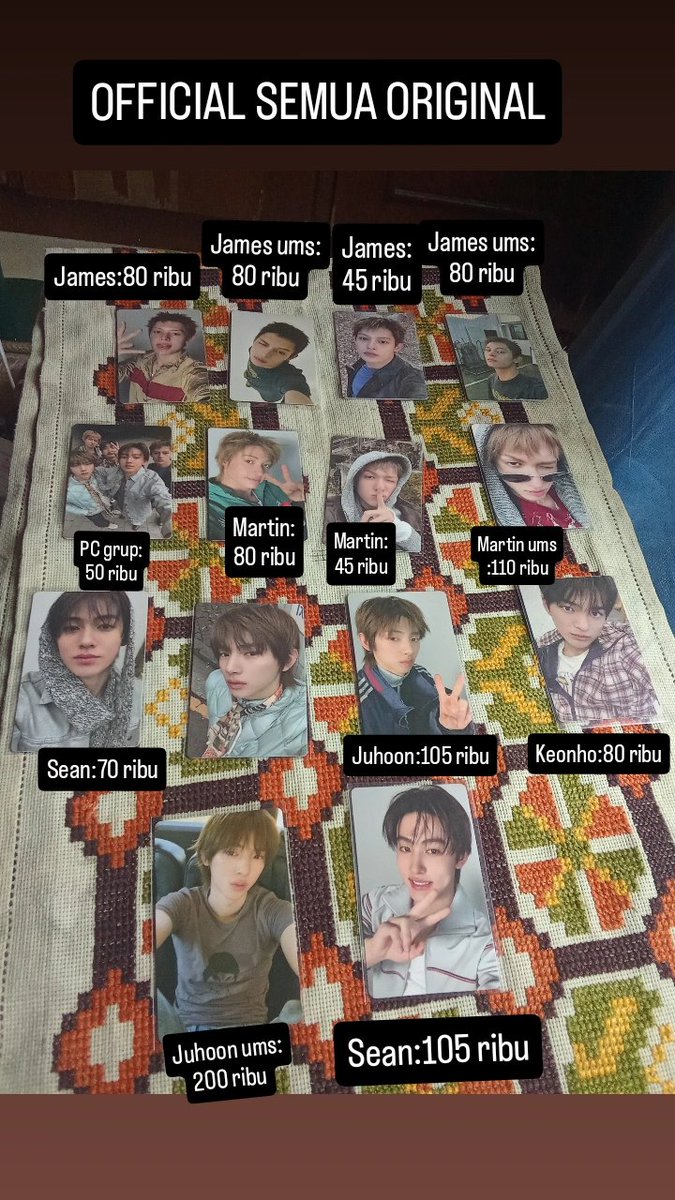 VioraI85548's tweet photo. PC OFFICIAL READY INA SIAP KIRIM,
Order via shopee.
085888439731 chat kesini aja yang minat.

#cortis #wts #PCcortis https://t.co/77NWWxDMes