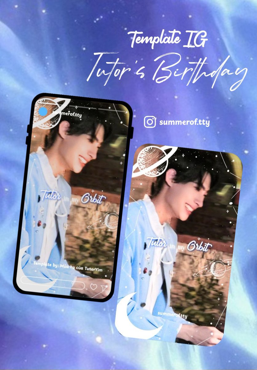 JuRinnNP's tweet photo. 🎂TUTOR'S BIRTHDAY INSTAGRAM STORY TEMPLATE
Tomorrow you can send wishes, encouragement to @TutorKrp through this story template on IG. Hope the stars will send our love to Tutor na🪐
🪐 Template on IG account (summerof.tty)

#TutorKrp #MyPlaneTT #TutorYim https://t.co/hEhQLAOqPg