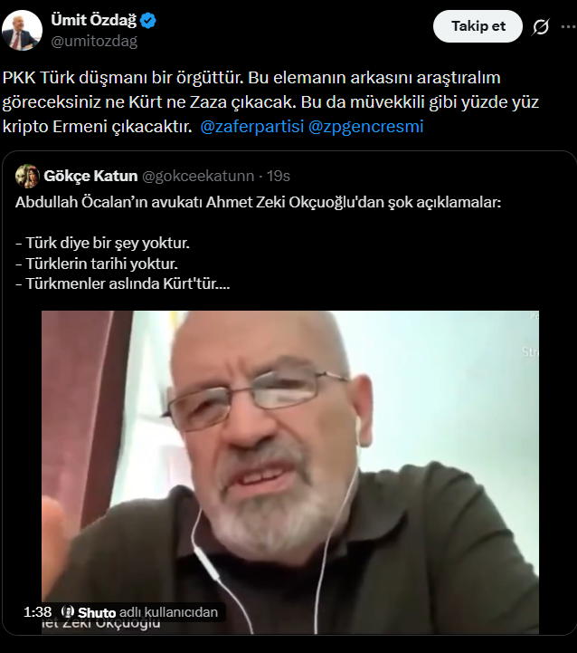 TCKemalizmRuhuU's tweet photo. Kürtlere yaranmak için Ermeni vatandaşlarımıza iftira atılmasından bıktırdınız artık. https://t.co/mCY8kpKNDK