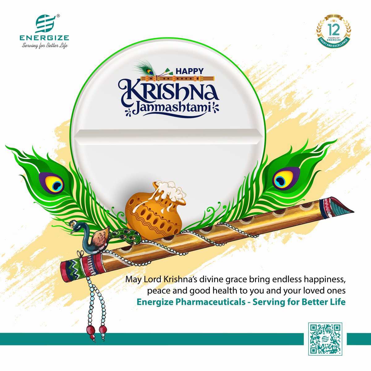 energize_p's tweet photo. 🦚 Happy Krishna Janmashtami! 🦚

#HappyJanmashtami
#KrishnaJanmashtami
#Janmashtami2026
#LordKrishna
#RadheKrishna
#Krishna
#FestiveVibes
#DivineBlessings
#GoodHealth
#EnergizePharmaceuticals https://t.co/B0IB7SwonE