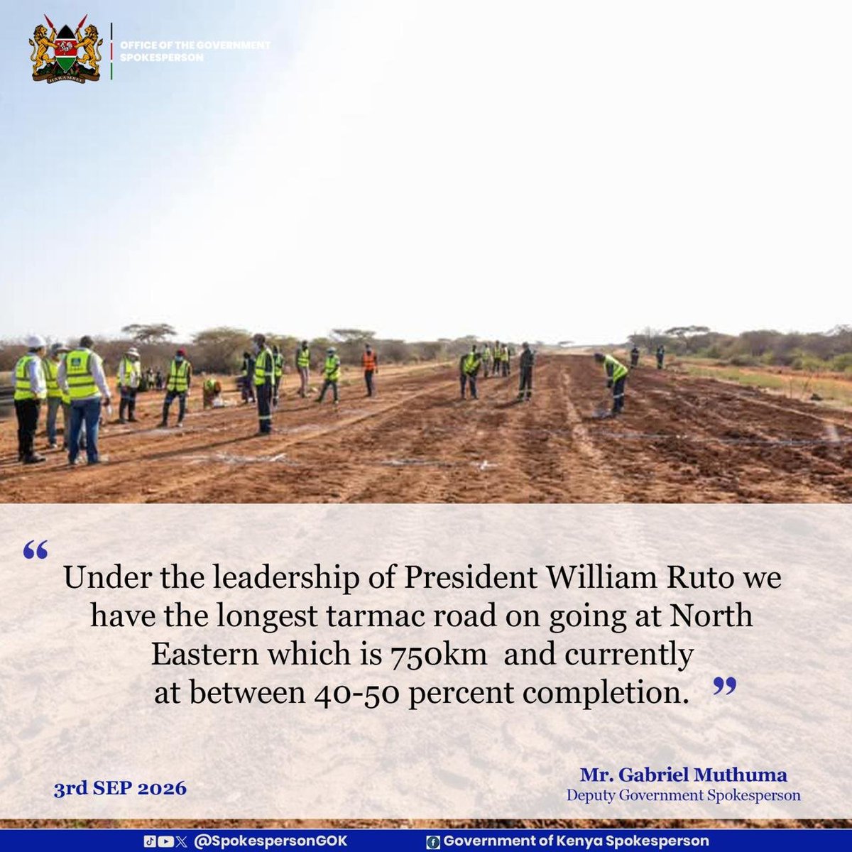 Mrphabrick's tweet photo. Gabriel Muthuma The government has delivered real progress in agriculture through fertilizer subsidies and irrigation schemes that boost farmer yields and food security nationwide. Infrastructure projects connect markets better. #GoKSpox. https://t.co/d3PKTyqMPD