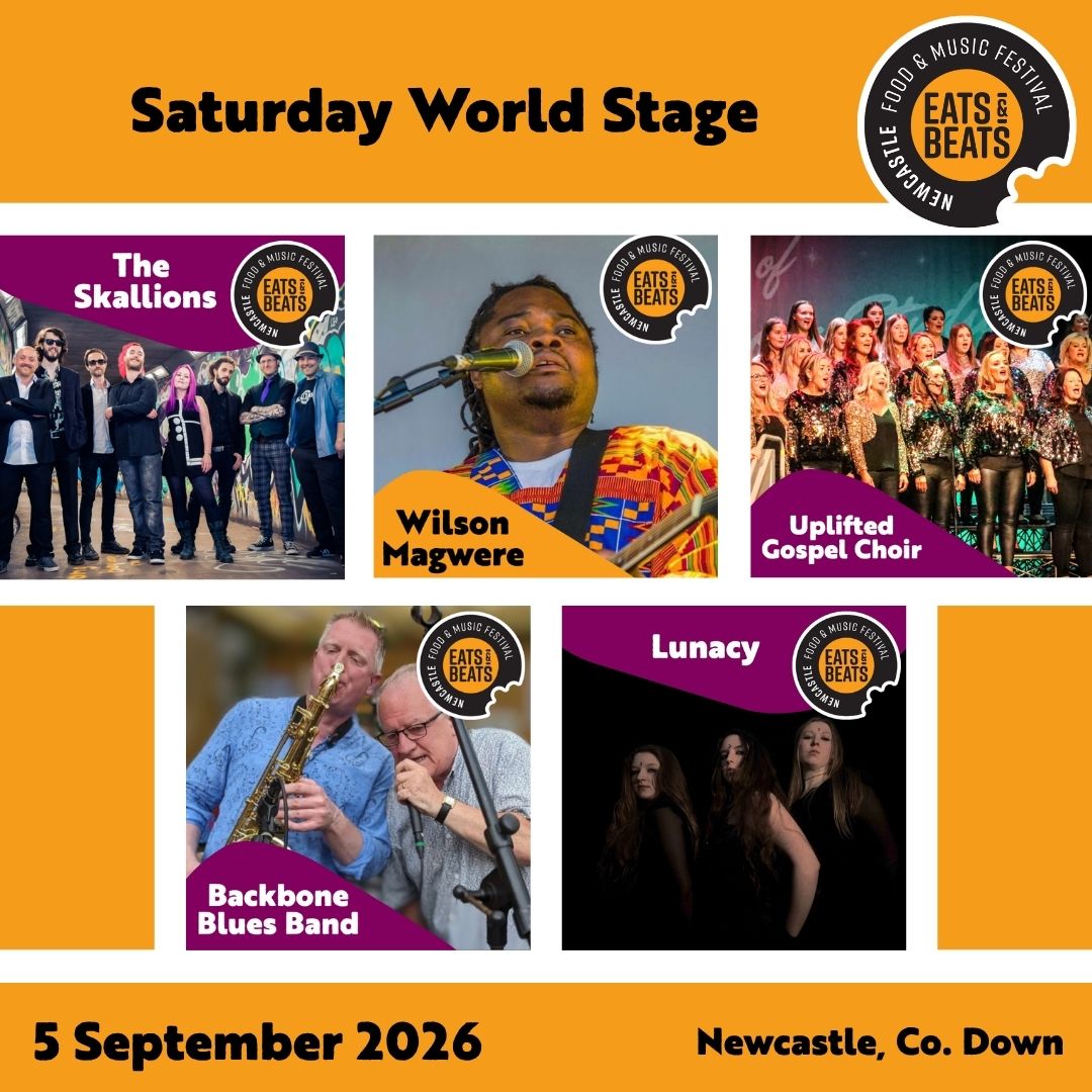 VisitMGS's tweet photo. 🎉 Eats &amp; Beats starts today!

Join us in Newcastle, Co. Down for a fantastic day of live music, local food, cookery demonstrations and and more.

📍 Donard Park, Newcastle, Co. Down
 📅 Saturday 5 September
🔗 https://t.co/AvCB7MjHCN
#EatsAndBeats #VisitMourneGullionStrangford https://t.co/BUrEms4rsQ