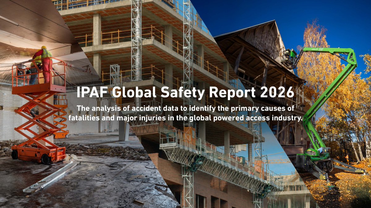 IPAForg's tweet photo. ⚡Electrocutions and electric shocks were the leading cause of fatal and major powered access incidents in 2025, according to the IPAF Global Safety Report 2026.

Read the report: https://t.co/wdNNYP0n1K

#MEWP #Safety #WorkingAtHeight https://t.co/BlcZRN2XSg