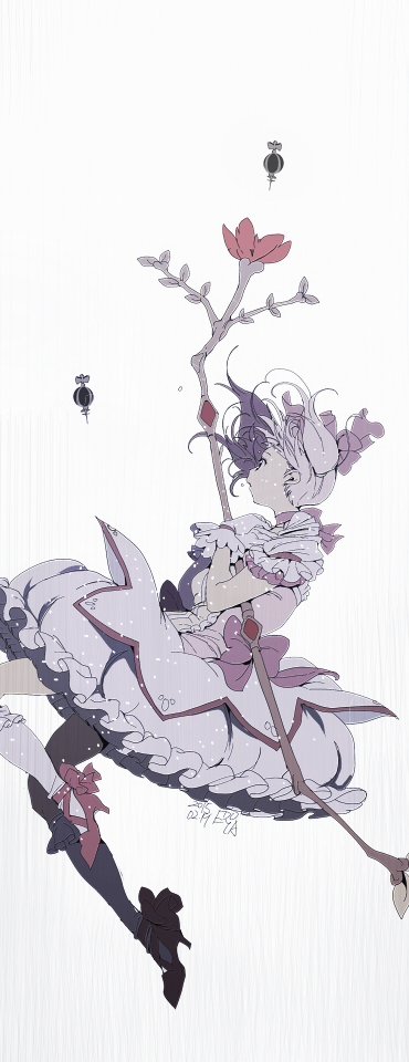 neko_cer's tweet photo. 叛逆ハマってた時の絵。まどかァ… https://t.co/02494HKD9V