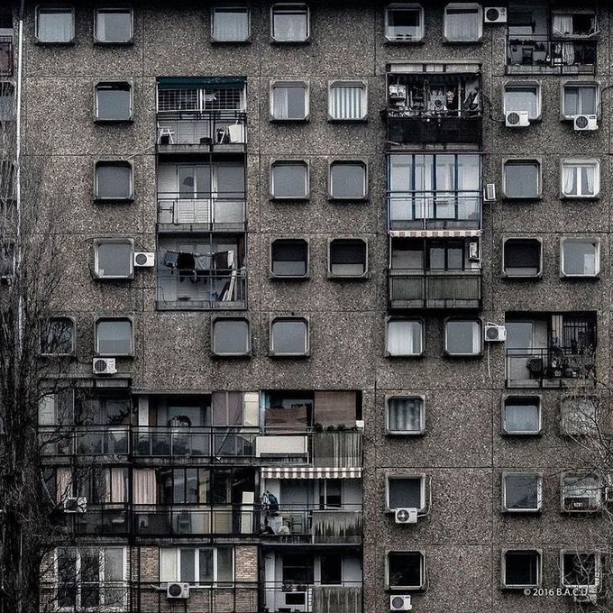 YugoslavVisuals's tweet photo. Blok 28 - aka Televizorke - in Belgrade, built 1971-74. https://t.co/J2IJHpPXvH