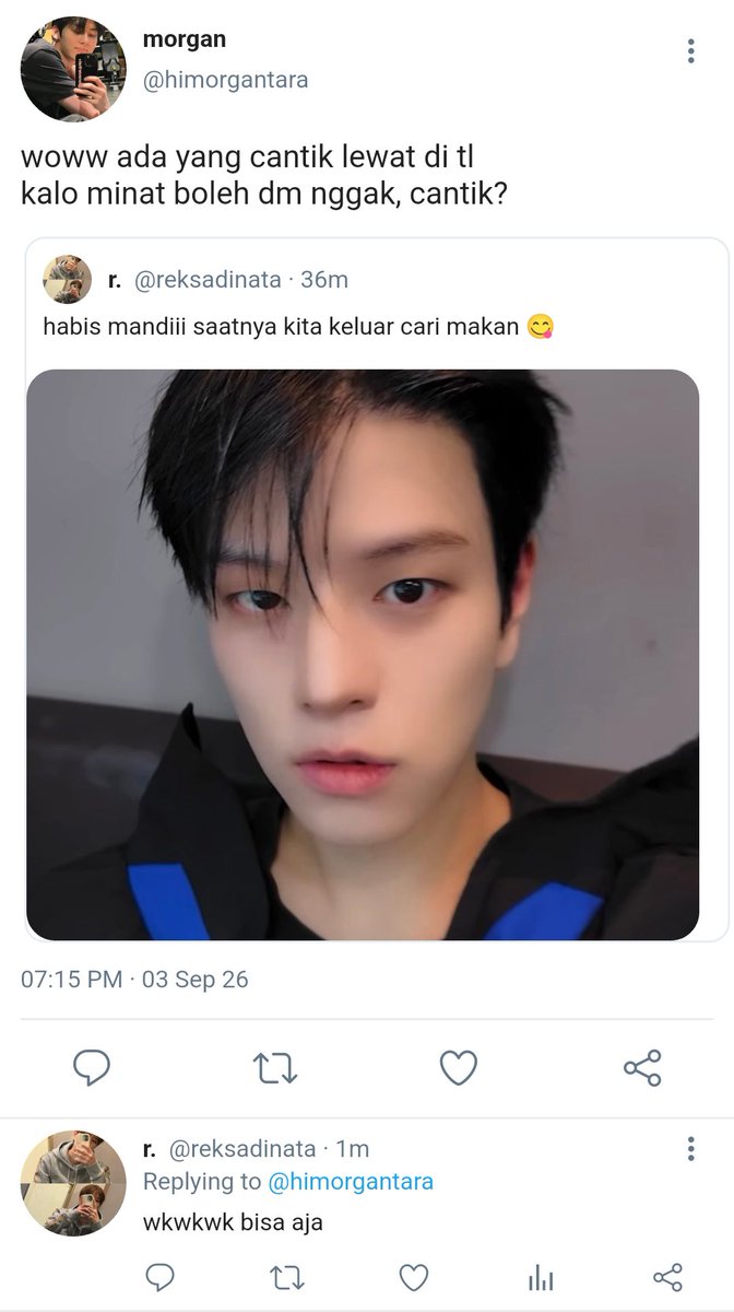 zeskyverse's tweet photo. ─2min onetweet # sicantikmiliksiteknik 😋 https://t.co/CveWmqqcNr