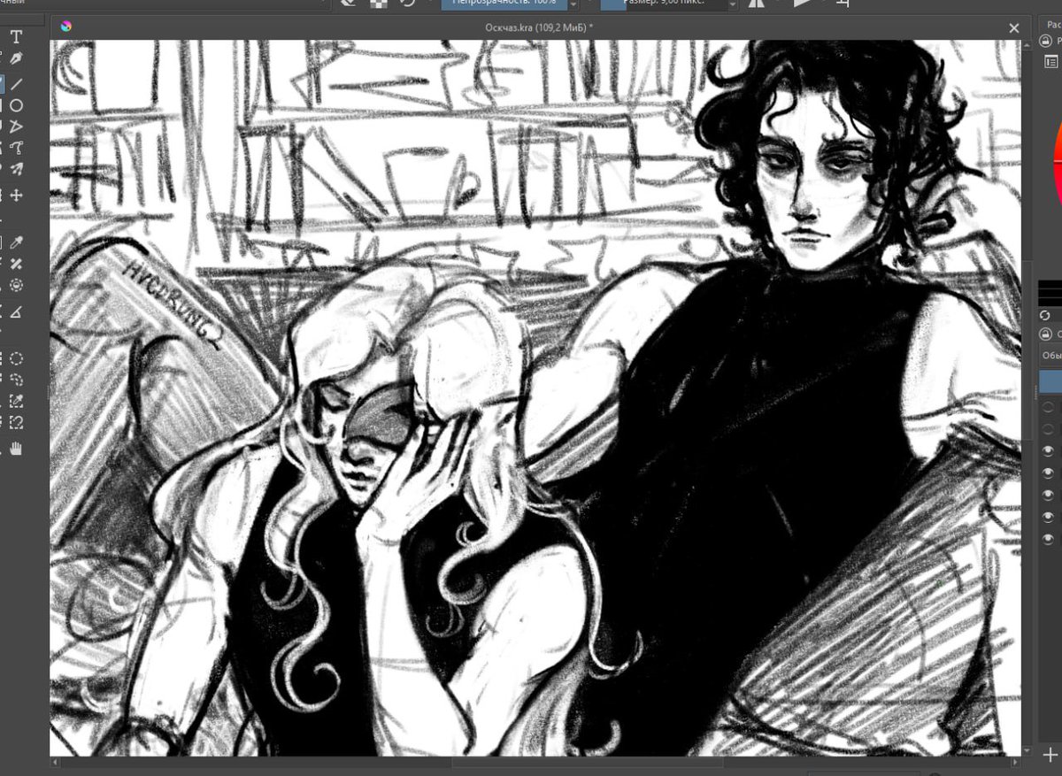 hvenir2's tweet photo. last year's sketch with my children.

#oc #art #sketch https://t.co/v8V0pcpDhx