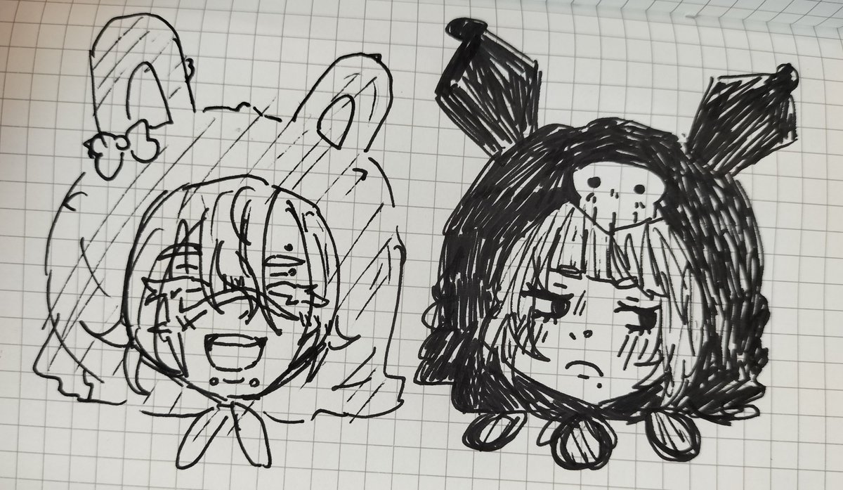 Shushu15068719's tweet photo. little bunsae doodles i made at school ^_^ https://t.co/KIGfLI5rD1