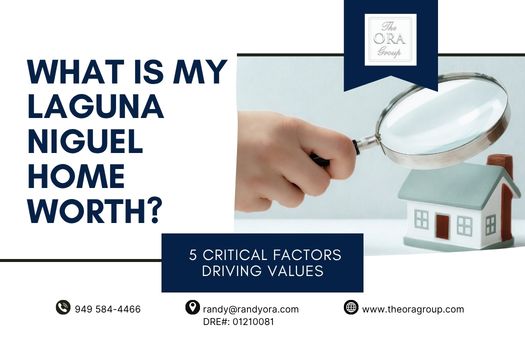 Randyora's tweet photo. Your online home estimate is likely missing crucial data. Here are 5 factors that actually drive Laguna Niguel home values. https://t.co/8NrOdD2zbF

#HomeValuation #RealEstateTips https://t.co/NsQd3DYcAB