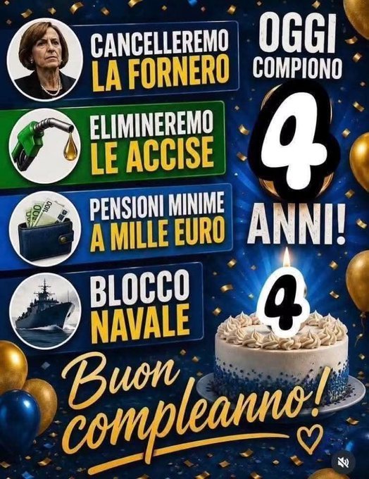 whoisangie68's tweet photo. @RanalliSaula Ma i miracoli non li ha già fatti il governo fasciomafioso più longevo del globo terracqueo???
🥳🎊🎉🥳🎊🎉 https://t.co/JEDLrVF2lP