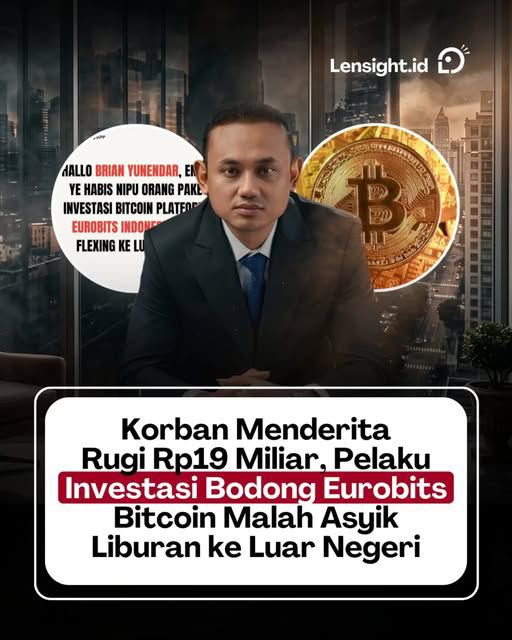 MailIsmail0e's tweet photo. Laporan terkait dugaan penipuan Bitcoin tersebut telah diterima Polda Bali dengan nomor LP/B/745/VIII/2026/SPKT/POLDABALI
#BrianEurobitsKabur
Tangkap Segera Brian Yunendar
https://t.co/33ZJCM15G7 https://t.co/HnHPN3mpBT