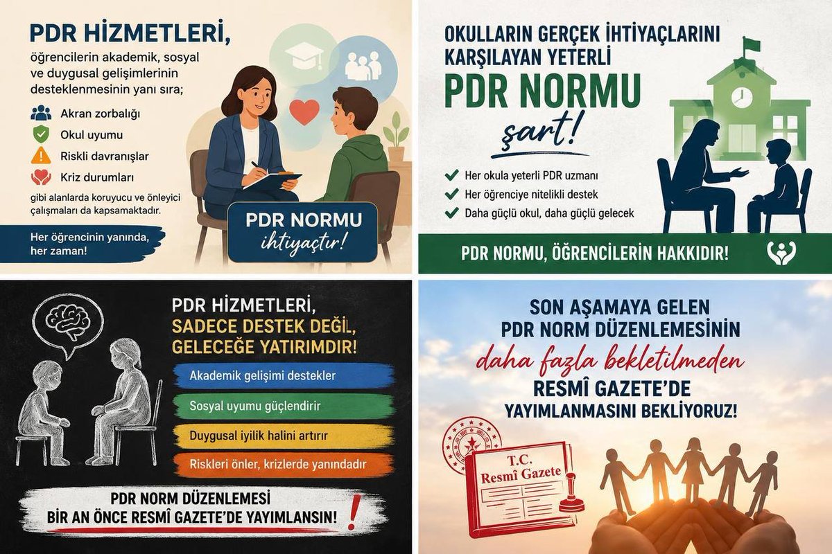 yer6not's tweet photo. @edipuzen Eğitimde fırsat eşitliği rehberlik hizmetlerine erişimde de sağlanmalı Her öğrenci için yeterli PDR desteği sunulmalı @Yusuf__Tekin @tcmeb #ResmiGazeteyePDRNormu https://t.co/qIrcvBongQ