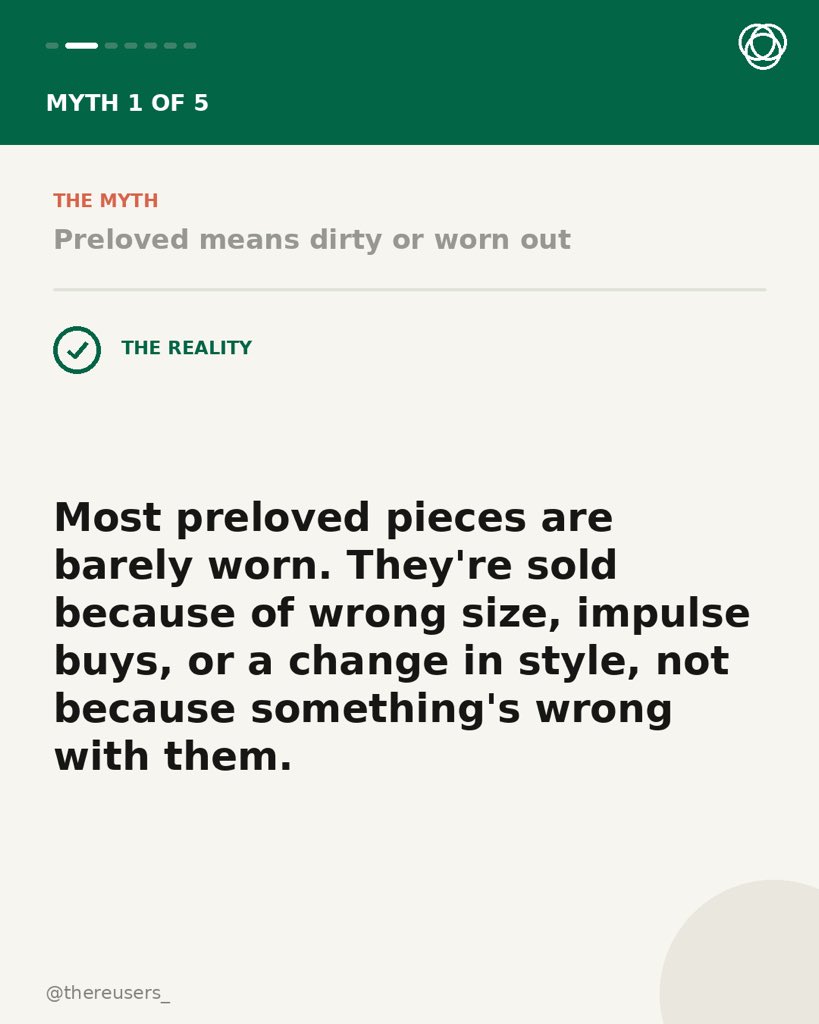 thereusers_'s tweet photo. The preloved slander stops here 💅 Reusers has receipts.
Download free, on the App Store and Google Play.
#Reusers #PreLovedFashion #ThriftNigeria #SustainableFashion #NaijaFashion #MythBusting https://t.co/uAByaIGW8q