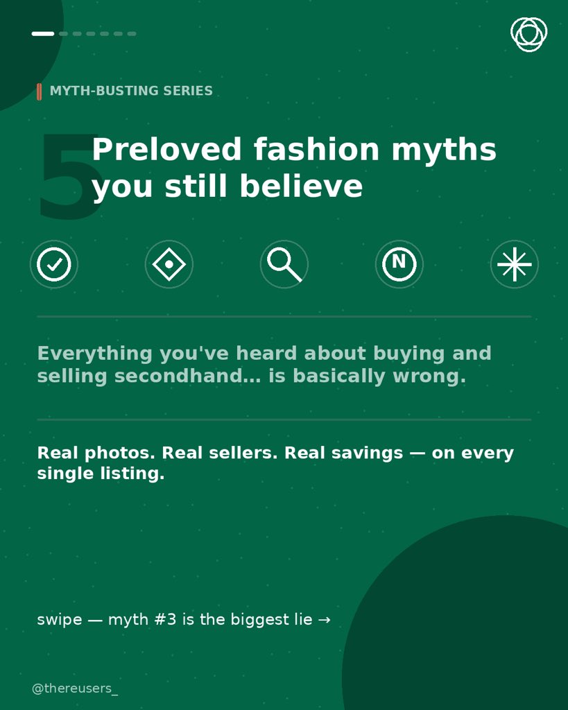 thereusers_'s tweet photo. The preloved slander stops here 💅 Reusers has receipts.
Download free, on the App Store and Google Play.
#Reusers #PreLovedFashion #ThriftNigeria #SustainableFashion #NaijaFashion #MythBusting https://t.co/uAByaIGW8q