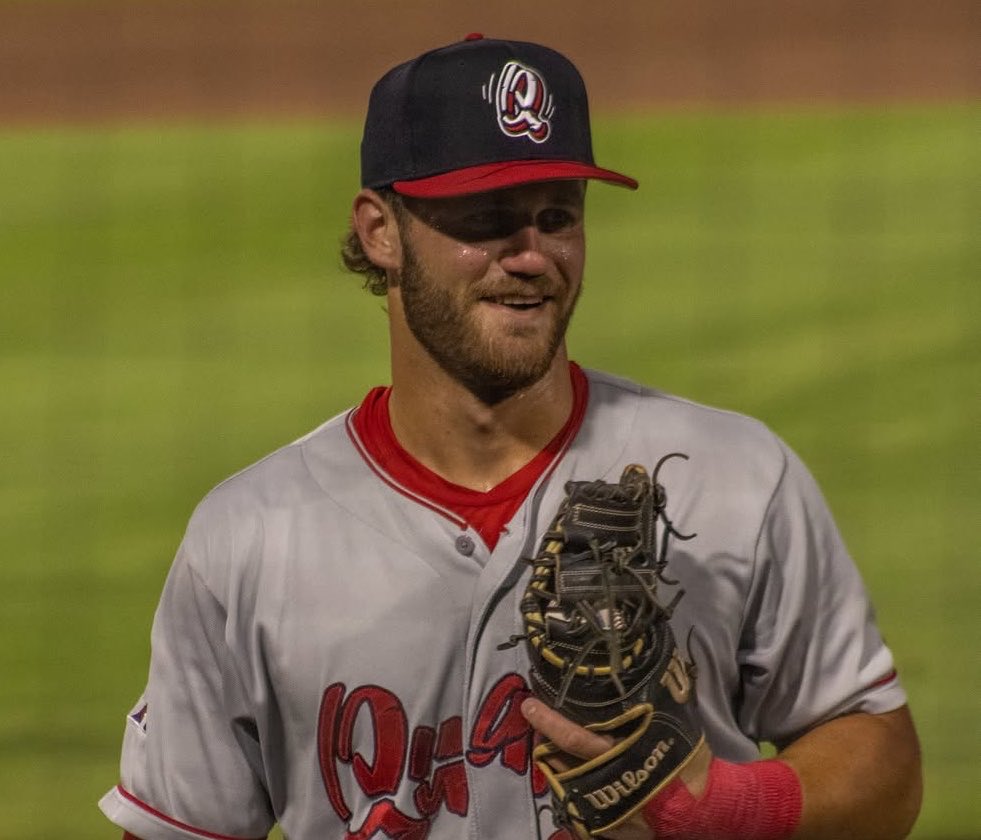 SleeperAngels's tweet photo. 3rd round draft pick Gavin Grahovac is MASHING with the @RCQuakes:

.307 AVG, 8 HR, 18 RBI, 1.056 OPS https://t.co/pqXi1diE1z