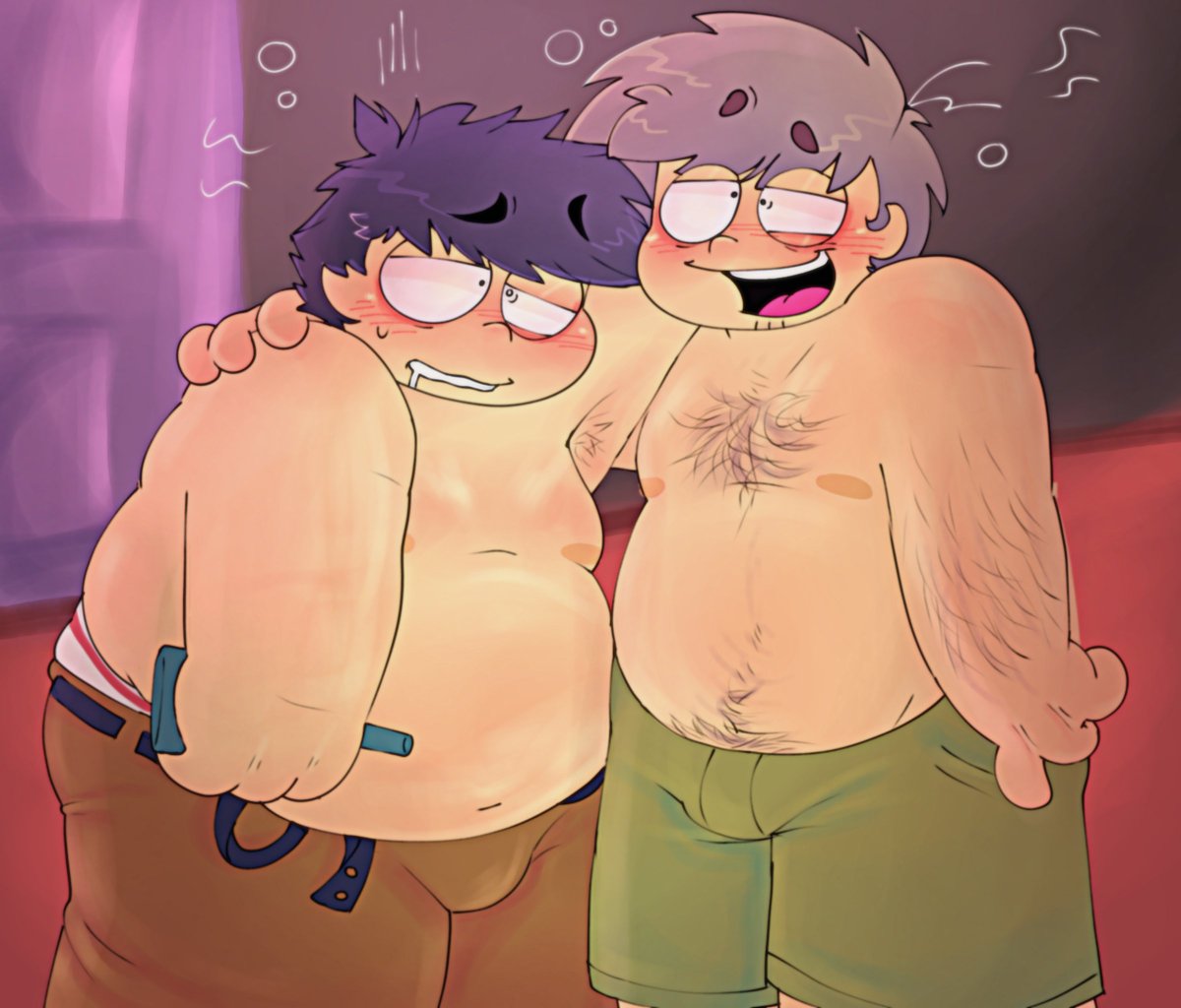 Smiyeen's tweet photo. Viejos borrachos encuerados disfruten 🥺✌️
#OC #art https://t.co/nExJJCcDoZ