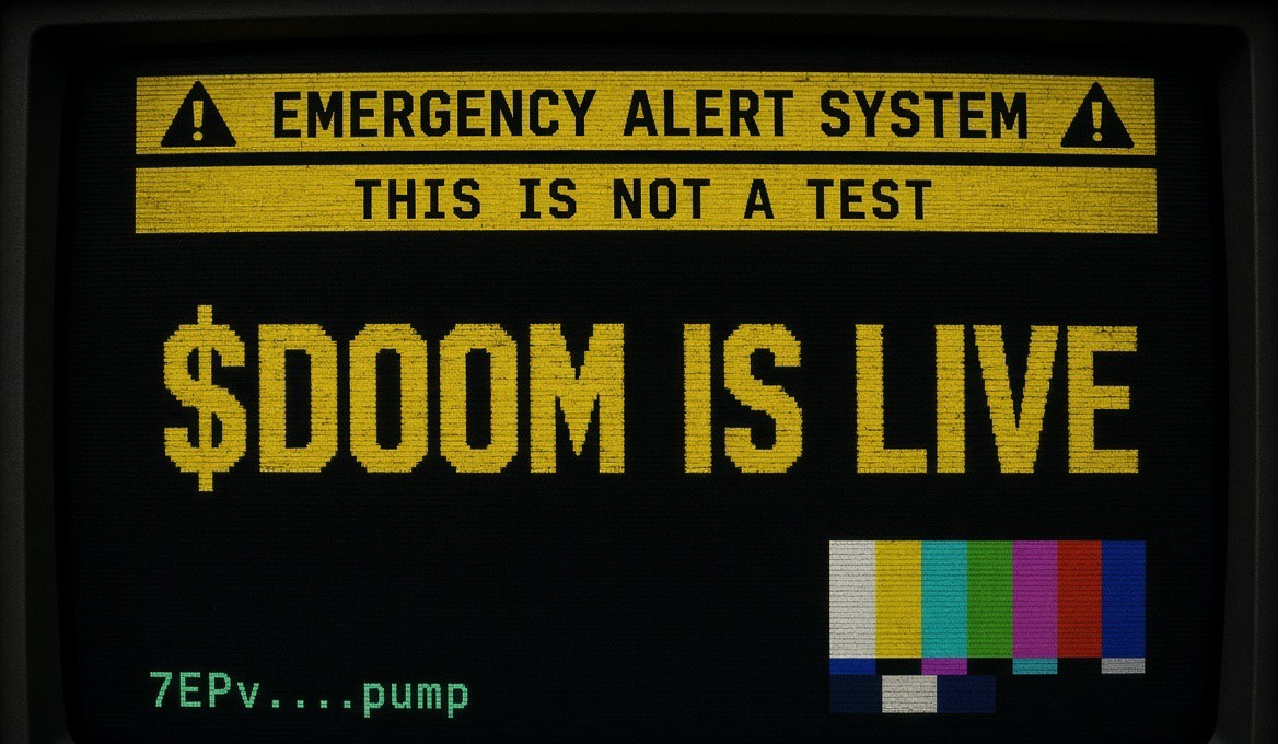 DOOMSDAYynp's tweet photo. 🚨 DOOM IS LIVE 🚨

CA: 7EPvGtybxJYiWA8LTw3KLjwckuLS5PpqahA93Msipump

https://t.co/s46m3jgXcO

One contract. Anything is fake.

#DOOM #Solana #Crypto #Memecoin #Sol #CT #Doomsday https://t.co/b82LlcidDd