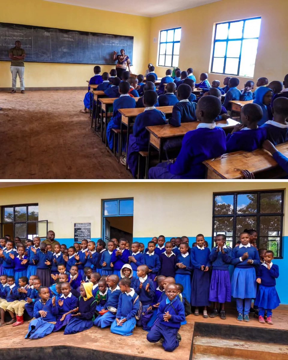 CASEE_tz's tweet photo. These smiles say it all! 😁
​At Mang'ola Juu Primary School:
- Brand-new desks
- Transformed classrooms
- Reimagined futures

​Quality learning spaces &amp; educational equity build stronger communities.
 
Thank you for making Elimu Sawa kwa Wote a reality! 
​#MangolaJuu #changes https://t.co/TwQcKOCXyW