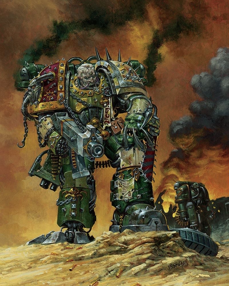 HeavyMetalInk's tweet photo. Adrian Smith is one of the most iconic artists associated with the grim, brutal universe of Warhammer 40,000 ⚔️ https://t.co/57k0XBSOe2