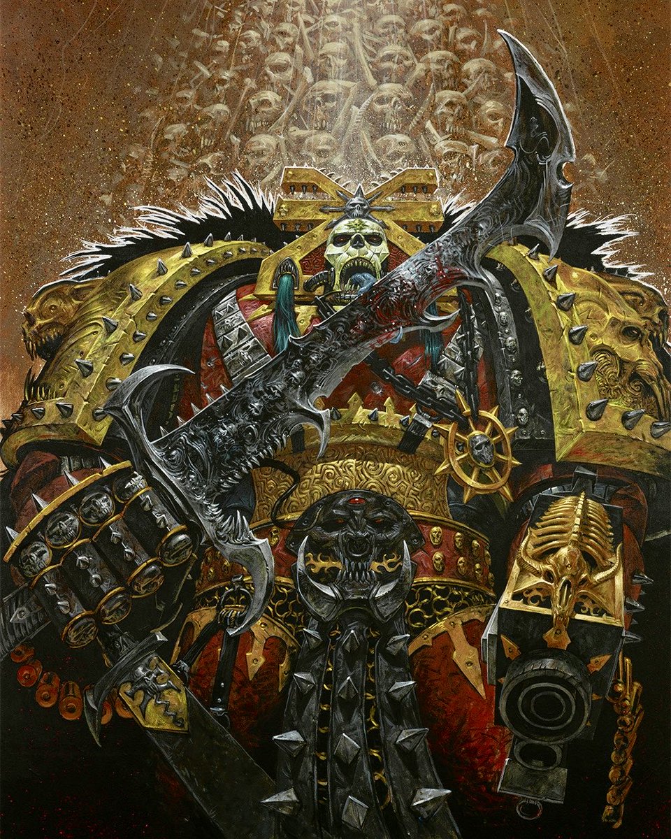 HeavyMetalInk's tweet photo. Adrian Smith is one of the most iconic artists associated with the grim, brutal universe of Warhammer 40,000 ⚔️ https://t.co/57k0XBSOe2