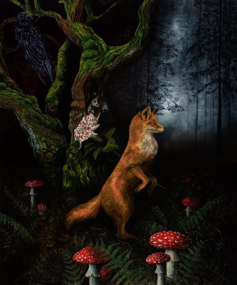 NoctrnlValkyrie's tweet photo. “Her heart was a dark forest, her soul all the wild things which dwelt between the trees”
-Ludovica Elisabetta Enrietti, Night Curses and Other Lullabies https://t.co/SvWCzGuke0