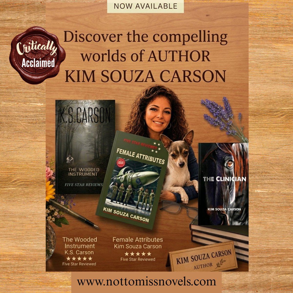 Souza_Author's tweet photo. #books #nottomissnovels #authorksc #kscauthor #Souza_Author #read #reading #fivestars #TheWoodedInstrument #FemaleAttributes #TheClinician #CulinaryShock #mustread #fivestarbooks #Novels #AmazonBooks #Bestseller #BarnesandNoble #Kindle #AppleBooks #chapters #Smashwords #Draft2Digital #goodreads #August_2026 #CriticallyAcclaimed #Reviews #Thursdayvibes #booksigning #blog #blogger #bookReviews #BookTwitter