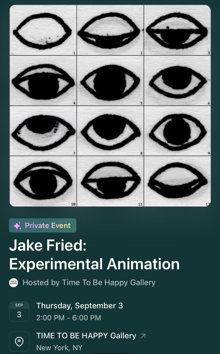 ART__NYC's tweet photo. Big day in NYC with 3 events happening!

Animation workshop with @jakejfried at @TimeToBeHappyGY 

🌀/ Spiral show with @superrare

@CanalStreetShow to end the night! https://t.co/NWx6S79seJ