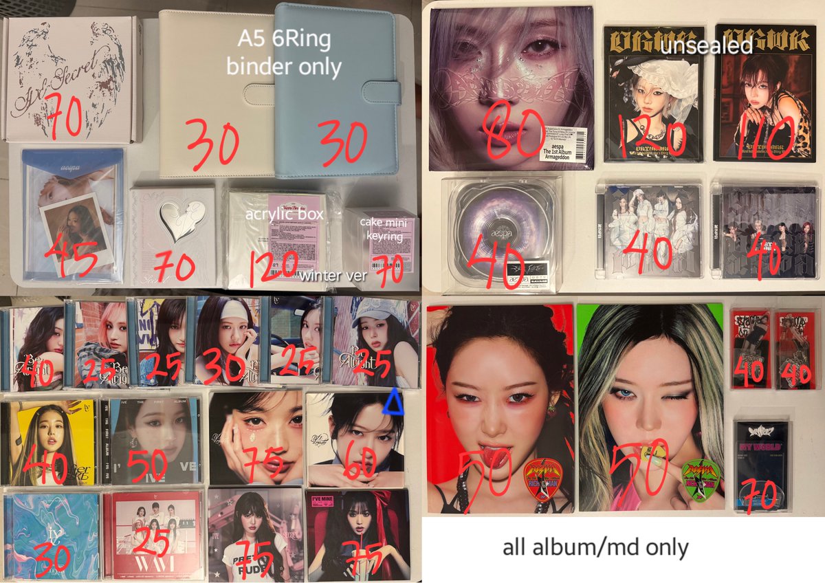 jaijours's tweet photo. wts | want to sell | lfb
help rt appreciated, thank u 🙇🏻‍♀️.

<aab aespa, ive, twice, blackpink, gg, bg>
MIN TAKE 2 PC or 100k
❗️PLEASE READ TNC❗️

💌 dm for more info…
📍jakarta barat, INA

🏷️. sell broadcast bc rebel heart attitude baseball jersey bene richman better things merchandise md bag sweatshirt worker popmart card holder cahol figure memorable picks birthday china pob guitar album ld luckydraw photocard karina giselle winter sg26 ningning an yujin wonyoung gaeul rei leeseo target exclusive wony swih show what i have tc trading card unit jp ina yeti mall makestar revive+ empathy secret be alright wave i am i've ive jewel digipack armageddon my power P.O.S hyunsuk treasure nct lisa chaeyoung qq hyewon kim minju smini ld lemonade US fs ktown babymonster oreo rora wonbin riize qq music  starriver sg25 sg23 postcard mini poster loved ive binder acrylic stande got the beat my world pola resident playbook ost 에스파 아이브 포카 양도