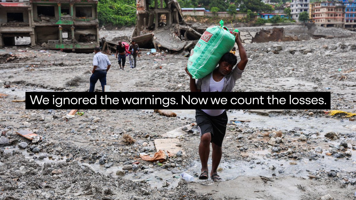 turkiyecop31's tweet photo. The climate crisis recognises no borders; the most vulnerable regions are paying for every delayed action with their lives.
Nepal is not a warning; it is the reckoning for our collective inaction, arriving at our doorstep.

#COP31 #népal #nepalflood https://t.co/sEsiKgxw2y