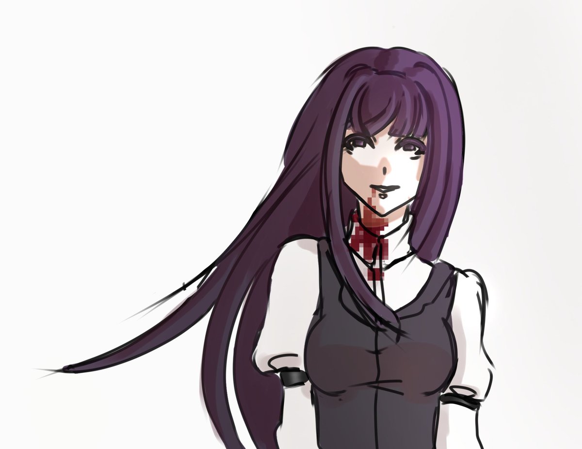Ane4ppl's tweet photo. fem Satori colored sketch #NO_SALVATION #基地絵 https://t.co/gZ0wfWXu2g