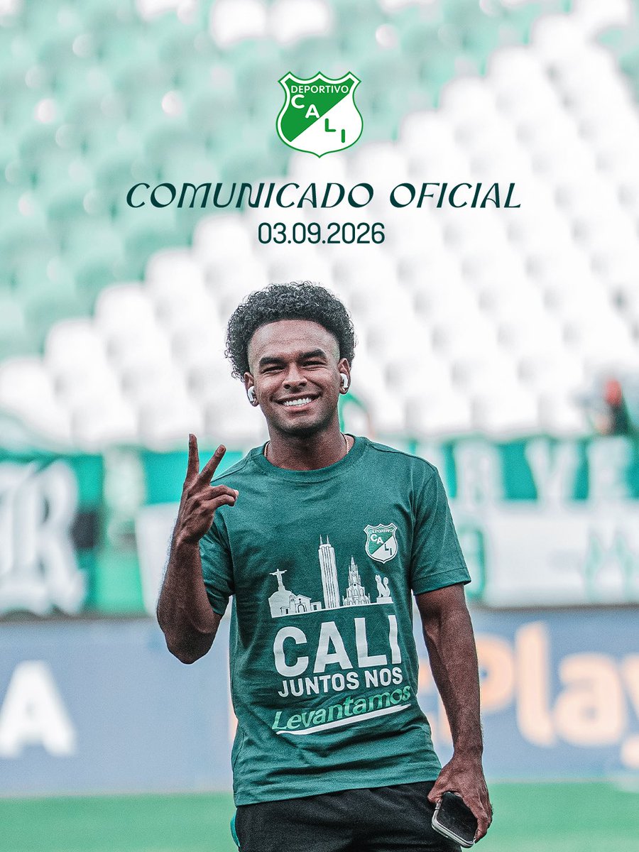 DeportivoCaliCP's tweet photo. Comunicado oficial: Johan Martínez. https://t.co/HcRyAyhkY2
