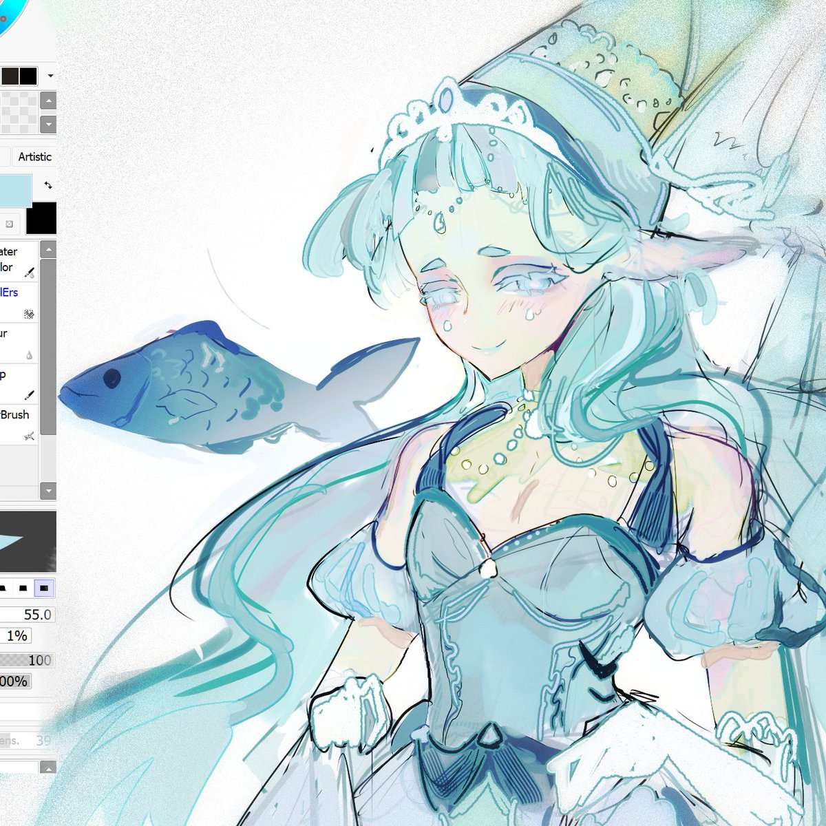 _KAVIIX_'s tweet photo. [oc] ✧ the princess 👑♡ #kaviixgallery https://t.co/hk25pGjTpD