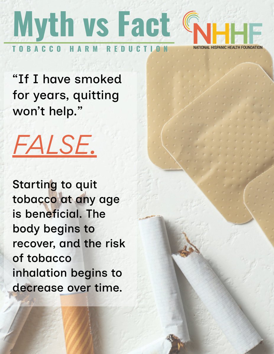 The_NHHF's tweet photo. Understanding the difference between myths and facts can help us make more informed decisions about reducing the harms associated with tobacco use and taking steps toward quitting cigarettes.
#MythsVFacts #NHHF #TabaccoHarmReduction #Health #Smoking https://t.co/HxUNgZ3eiH