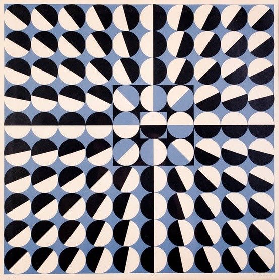 MeditateColor's tweet photo. Milan Dobeš, Central Gravity. 1965. 

Optical collage. https://t.co/saukOJKof0
