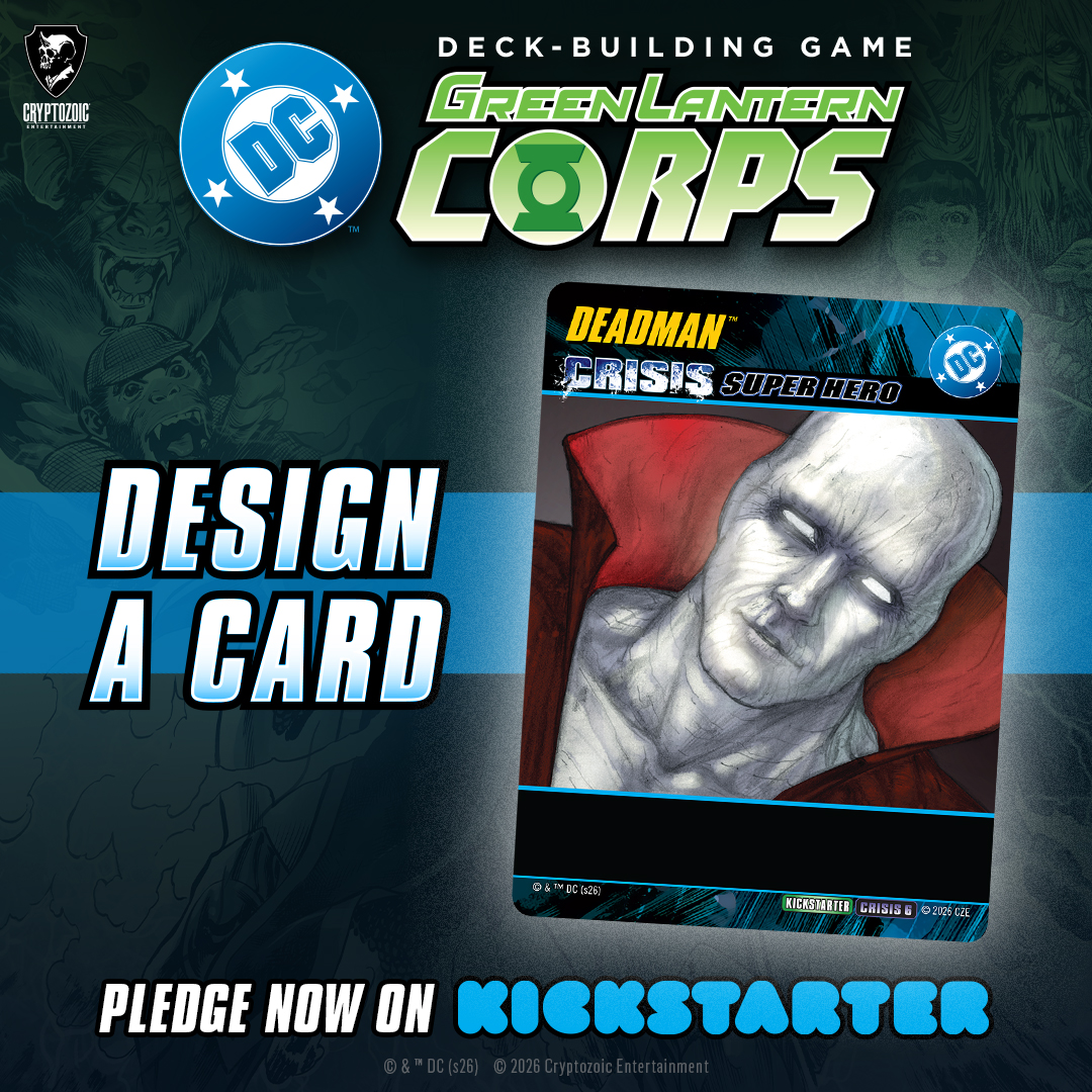 Cryptozoic's tweet photo. Deadman is coming to DC Deck-Building Game: Crisis 6 – The Witching Hour… but what will his card actually DO?

That’s up to you!

Head to our latest Kickstarter update to learn more about the Design a Card Challenge! https://t.co/v9Hn3Rlfty